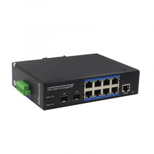 8-port 10/100/1000BASE-TX+2G SFP Managed Industrial Switch