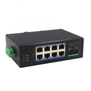 8-Port 10/100Base-TX to 100Base-FX Industrial Ethernet Switch